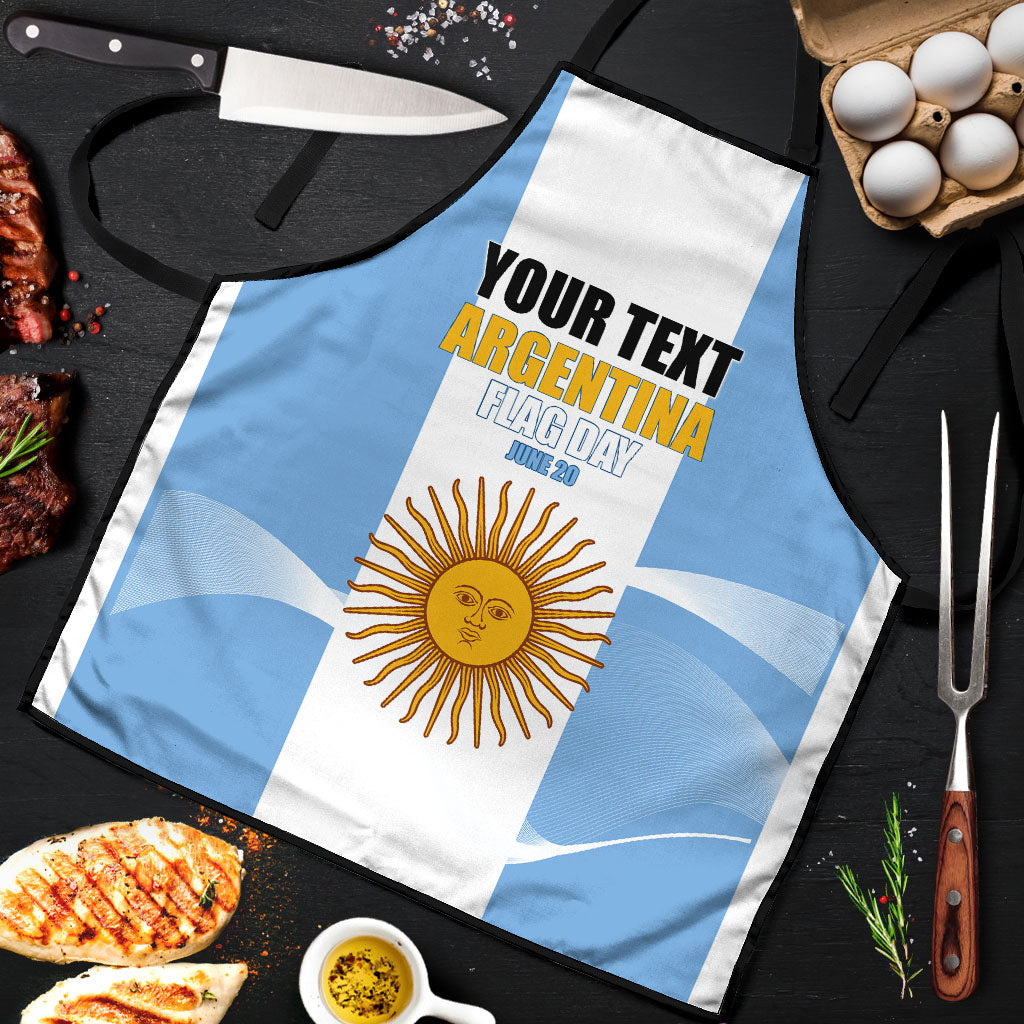 Personalized Argentina Flag Day Apron Sun Of May Sol De Mayo - National Emblem Patriotism