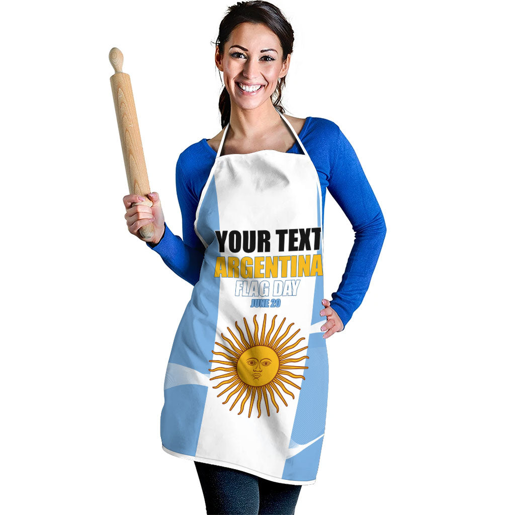 Personalized Argentina Flag Day Apron Sun Of May Sol De Mayo - National Emblem Patriotism