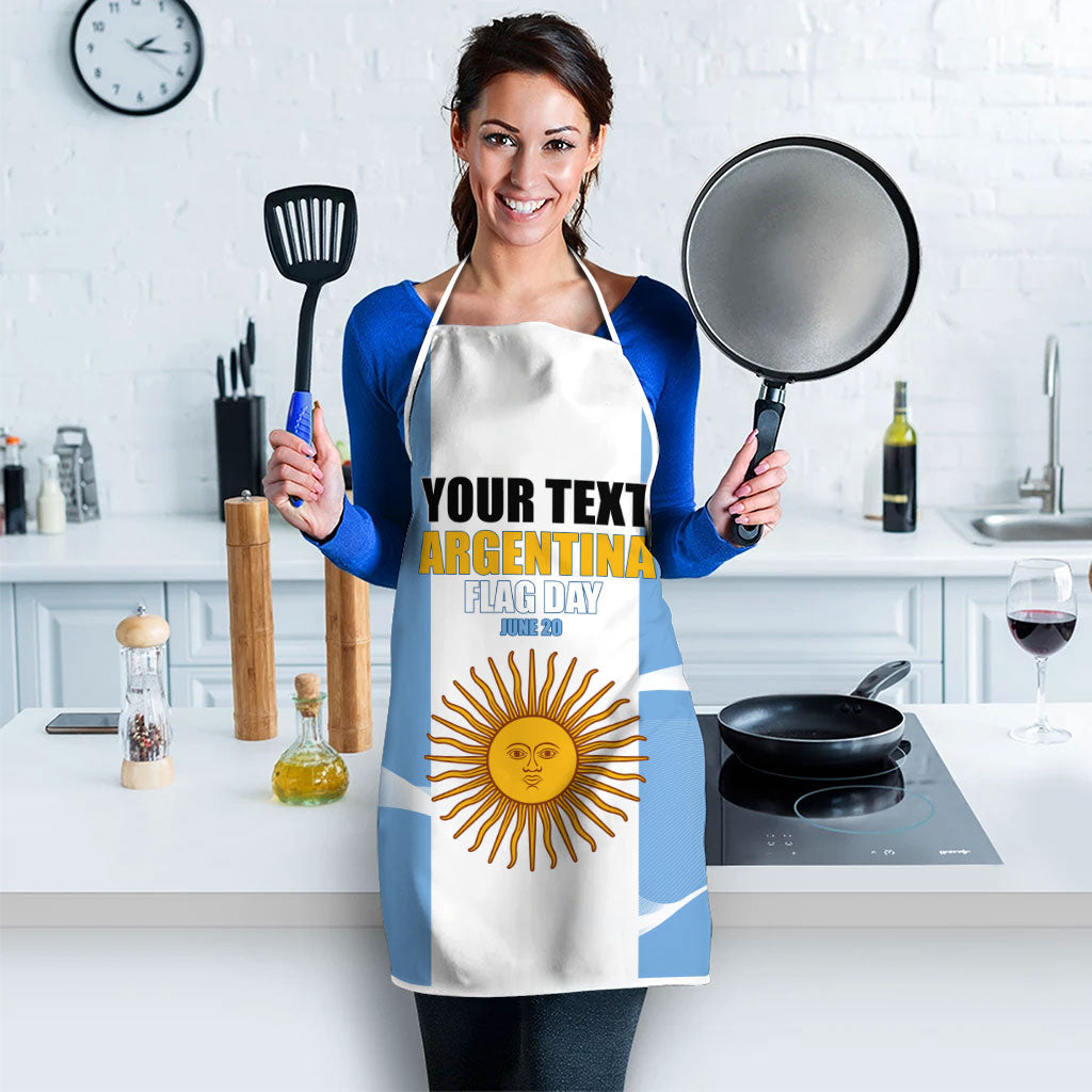 Personalized Argentina Flag Day Apron Sun Of May Sol De Mayo - National Emblem Patriotism