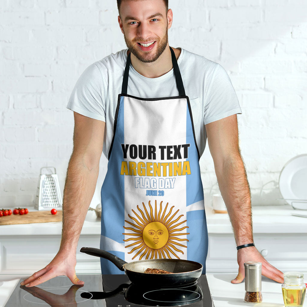Personalized Argentina Flag Day Apron Sun Of May Sol De Mayo - National Emblem Patriotism