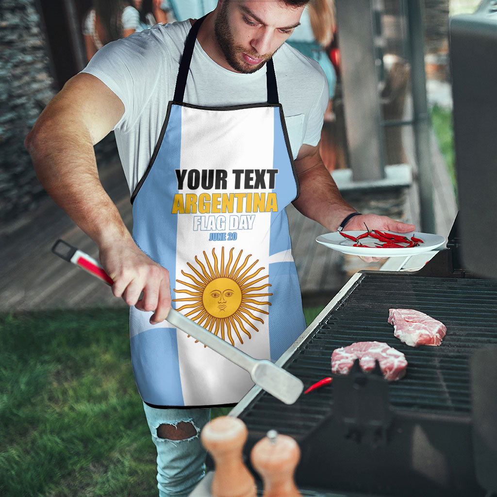 Personalized Argentina Flag Day Apron Sun Of May Sol De Mayo - National Emblem Patriotism