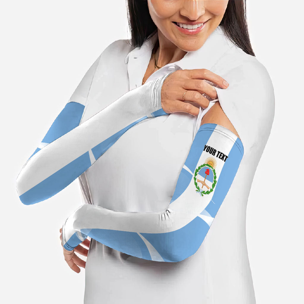 Personalized Argentina Flag Day Arm Sleeves Sun Of May Sol De Mayo - National Emblem Patriotism