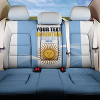 Personalized Argentina Flag Day Back Car Seat Cover Sun Of May Sol De Mayo - National Emblem Patriotism