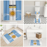 Personalized Argentina Flag Day Bathroom Set Sun Of May Sol De Mayo - National Emblem Patriotism