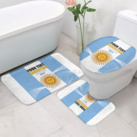 Personalized Argentina Flag Day Bathroom Set Sun Of May Sol De Mayo - National Emblem Patriotism