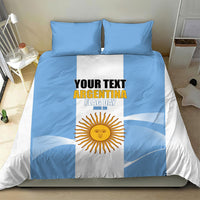 Personalized Argentina Flag Day Bedding Set Sun Of May Sol De Mayo - National Emblem Patriotism