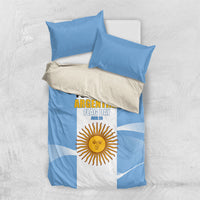 Personalized Argentina Flag Day Bedding Set Sun Of May Sol De Mayo - National Emblem Patriotism