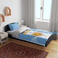 Personalized Argentina Flag Day Bedding Set Sun Of May Sol De Mayo - National Emblem Patriotism