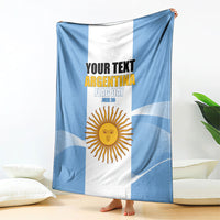 Personalized Argentina Flag Day Blanket Sun Of May Sol De Mayo - National Emblem Patriotism