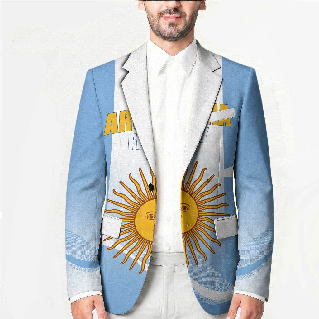 Personalized Argentina Flag Day Blazer Sun Of May Sol De Mayo - National Emblem Patriotism