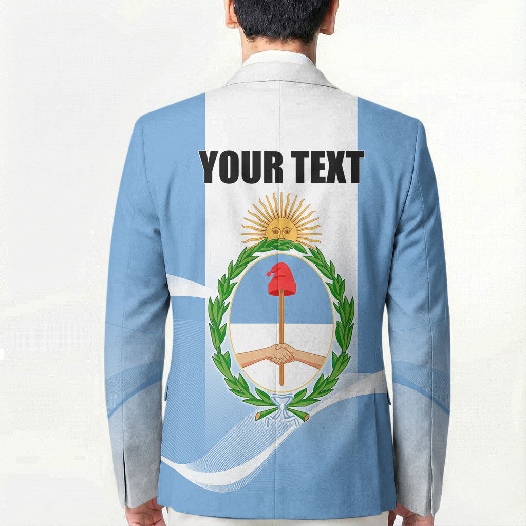 Personalized Argentina Flag Day Blazer Sun Of May Sol De Mayo - National Emblem Patriotism