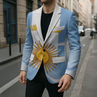 Personalized Argentina Flag Day Blazer Sun Of May Sol De Mayo - National Emblem Patriotism