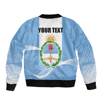 Personalized Argentina Flag Day Bomber Jacket Sun Of May Sol De Mayo - National Emblem Patriotism