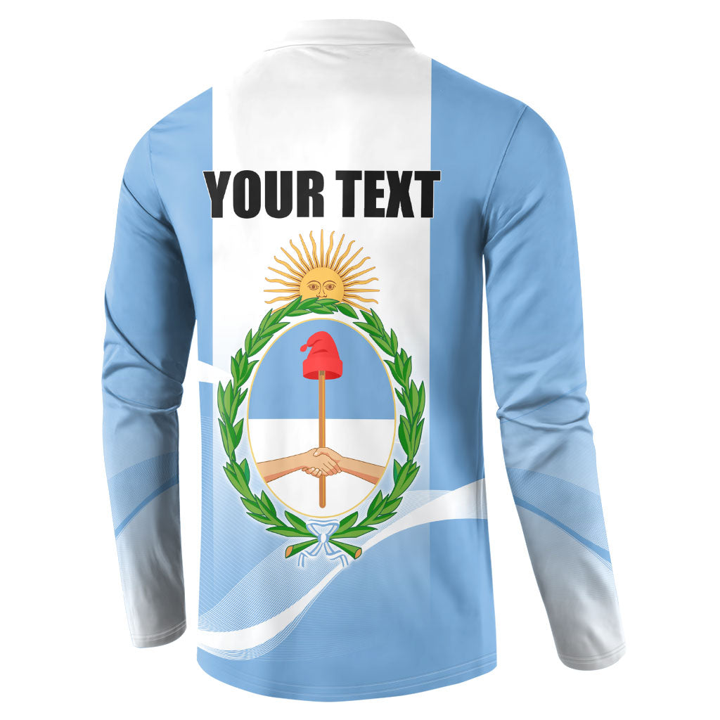 Personalized Argentina Flag Day Button Sweatshirt Sun Of May Sol De Mayo - National Emblem Patriotism