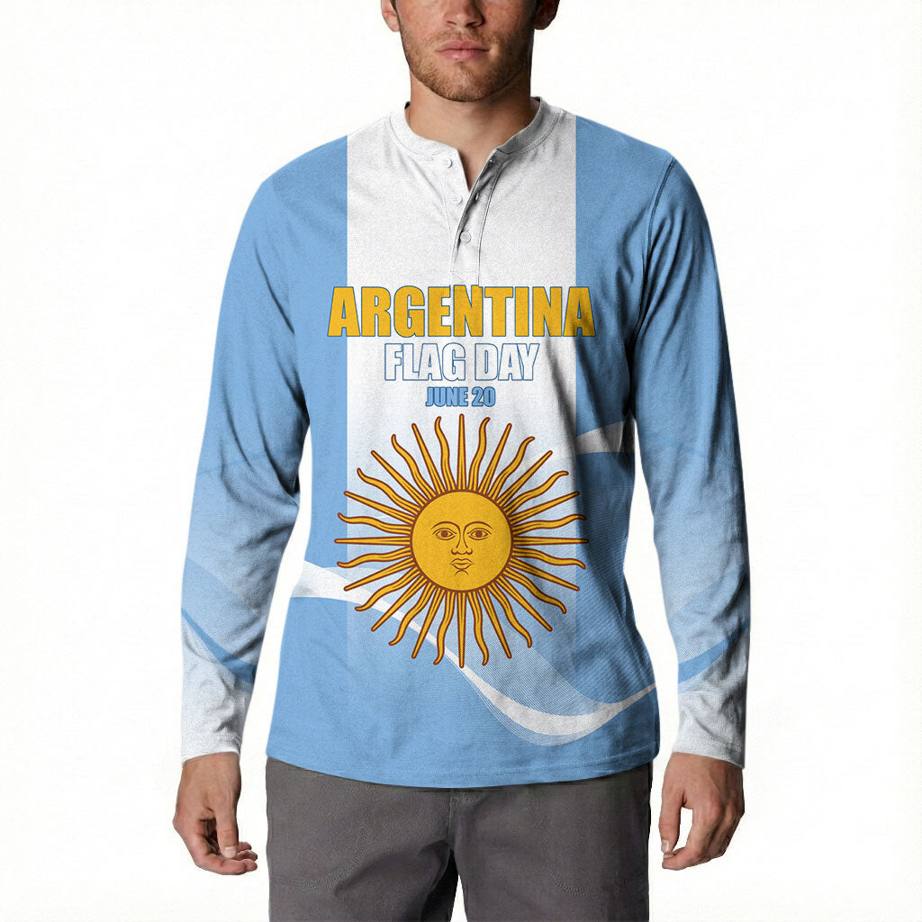 Personalized Argentina Flag Day Button Sweatshirt Sun Of May Sol De Mayo - National Emblem Patriotism