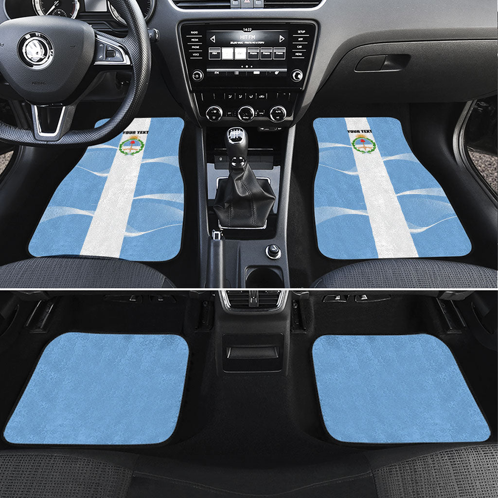 Personalized Argentina Flag Day Car Mats Sun Of May Sol De Mayo - National Emblem Patriotism