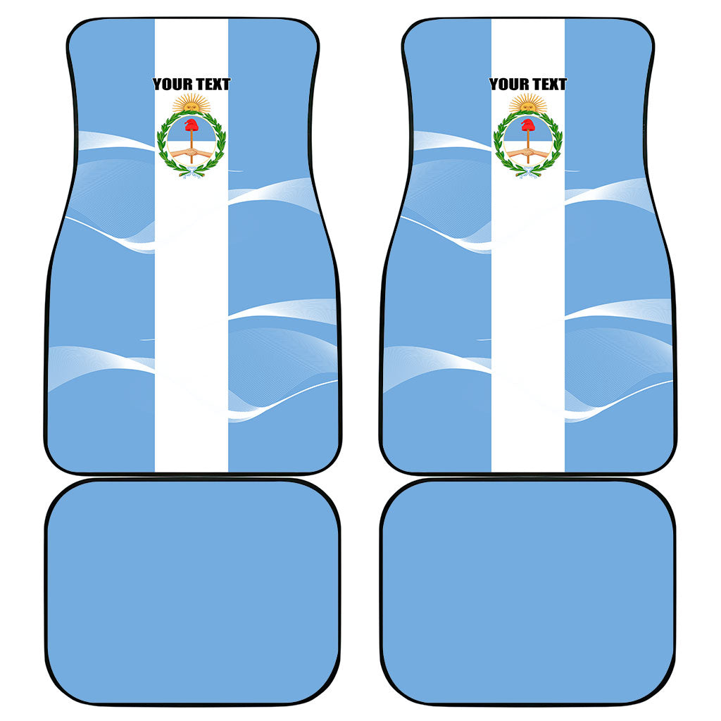 Personalized Argentina Flag Day Car Mats Sun Of May Sol De Mayo - National Emblem Patriotism