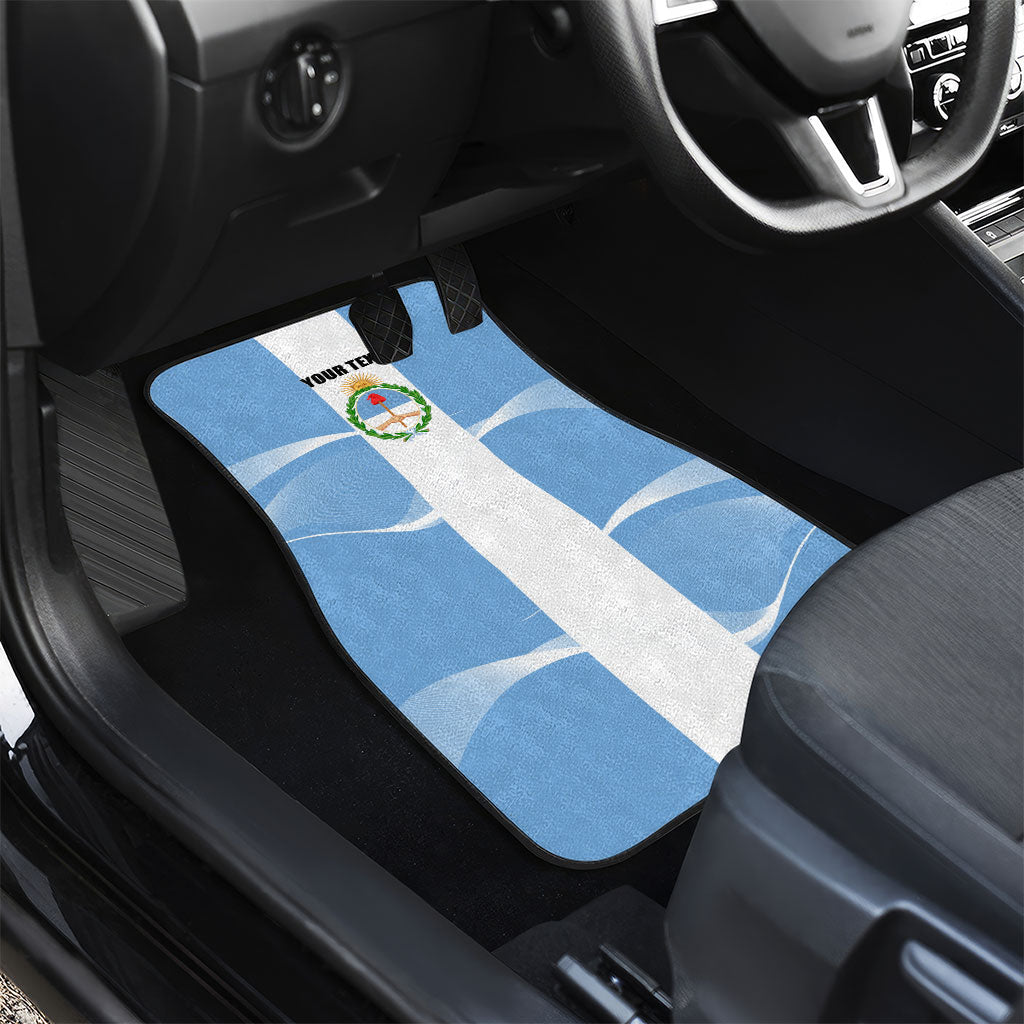 Personalized Argentina Flag Day Car Mats Sun Of May Sol De Mayo - National Emblem Patriotism