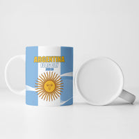 Personalized Argentina Flag Day Ceramic Mug Sun Of May Sol De Mayo - National Emblem Patriotism