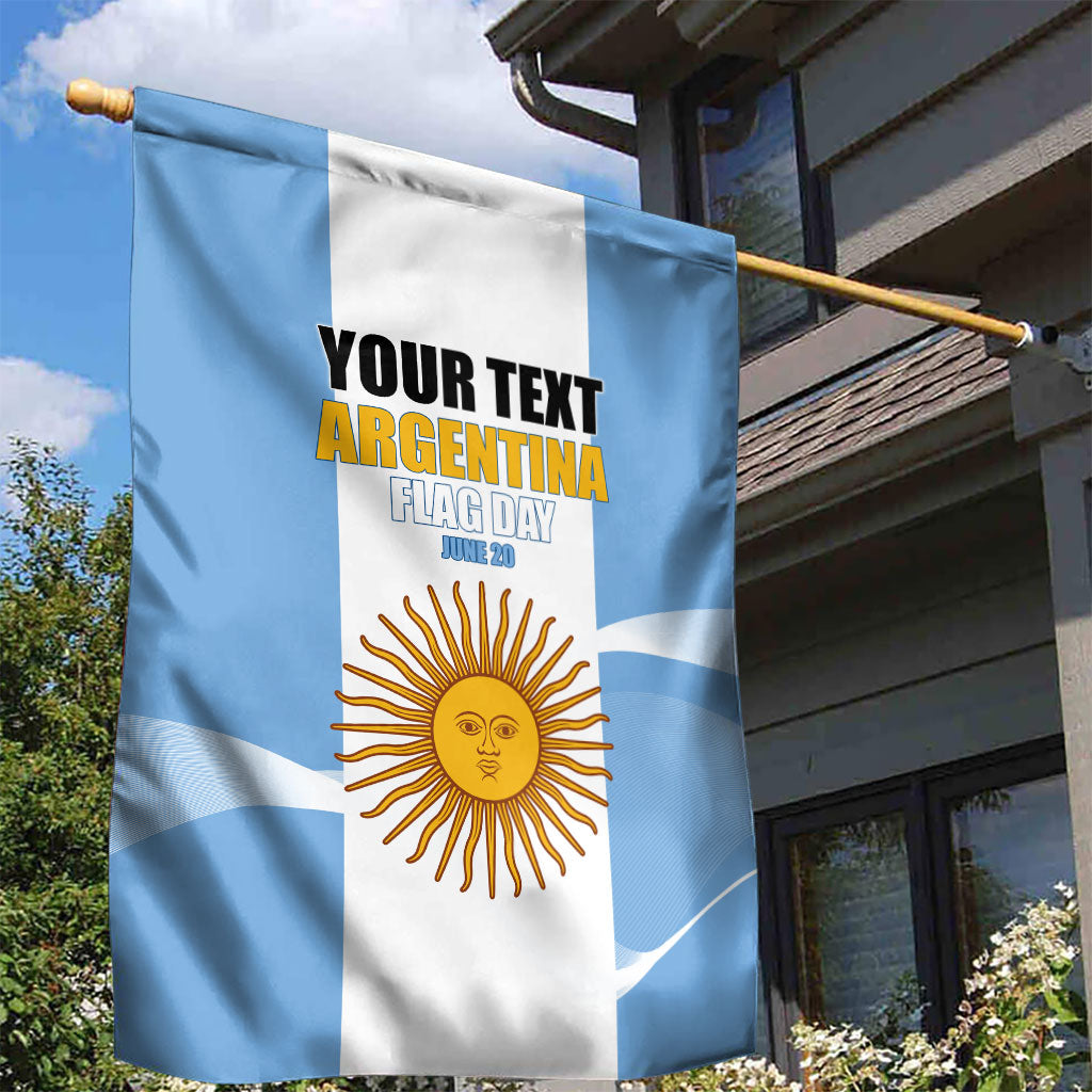 Personalized Argentina Flag Day Garden Flag Sun Of May Sol De Mayo - National Emblem Patriotism