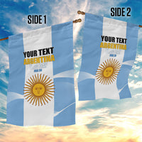 Personalized Argentina Flag Day Garden Flag Sun Of May Sol De Mayo - National Emblem Patriotism