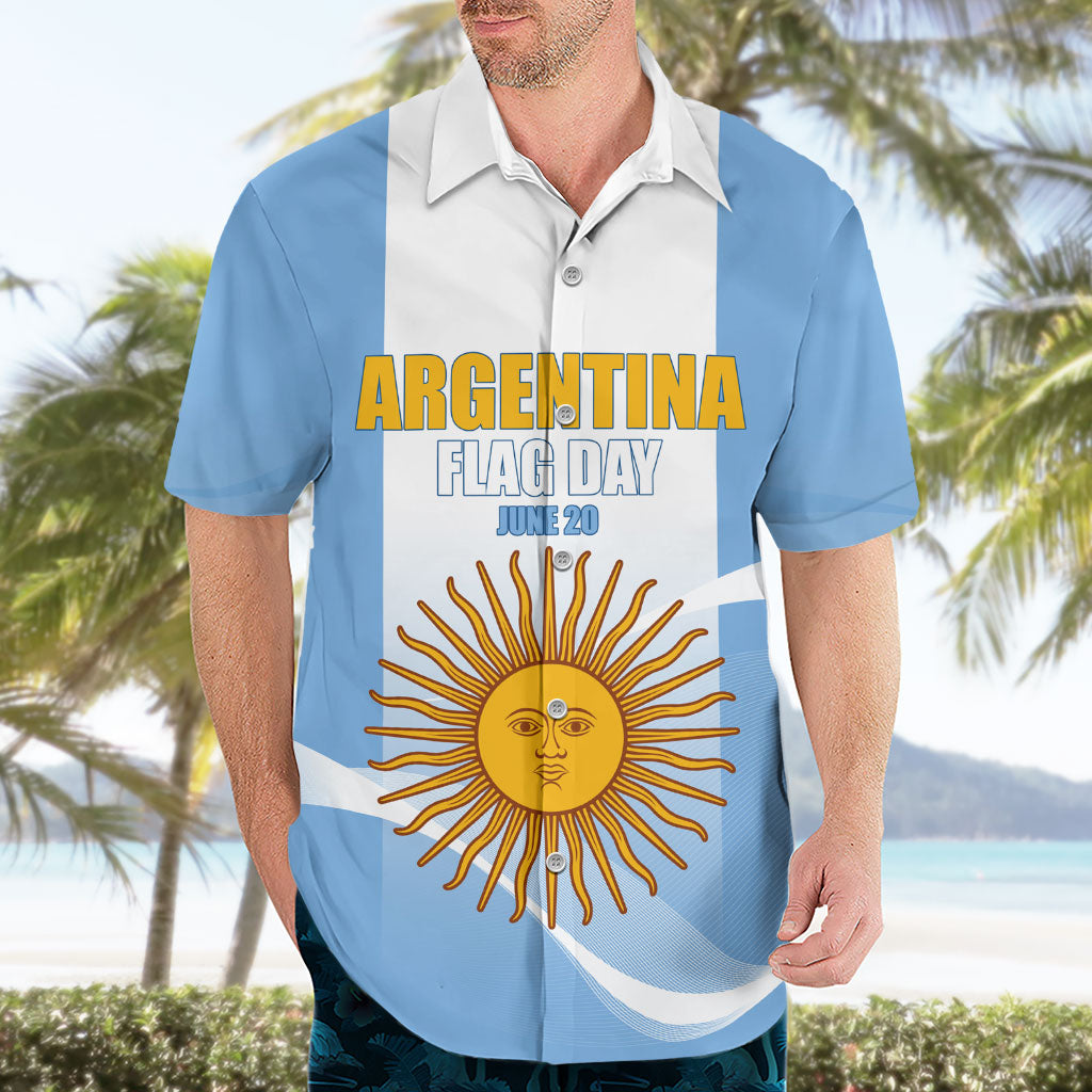Personalized Argentina Flag Day Hawaiian Shirt Sun Of May Sol De Mayo - National Emblem Patriotism