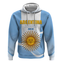 Personalized Argentina Flag Day Hoodie Sun Of May Sol De Mayo - National Emblem Patriotism
