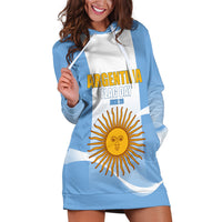 Personalized Argentina Flag Day Hoodie Dress Sun Of May Sol De Mayo - National Emblem Patriotism