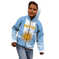 Personalized Argentina Flag Day Kid Hoodie Sun Of May Sol De Mayo - National Emblem Patriotism