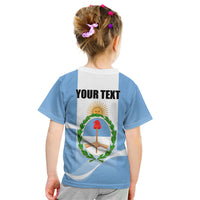 Personalized Argentina Flag Day Kid T Shirt Sun Of May Sol De Mayo - National Emblem Patriotism