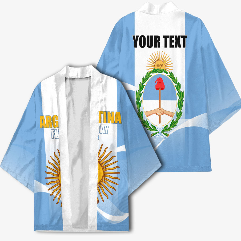 Personalized Argentina Flag Day Kimono Sun Of May Sol De Mayo - National Emblem Patriotism