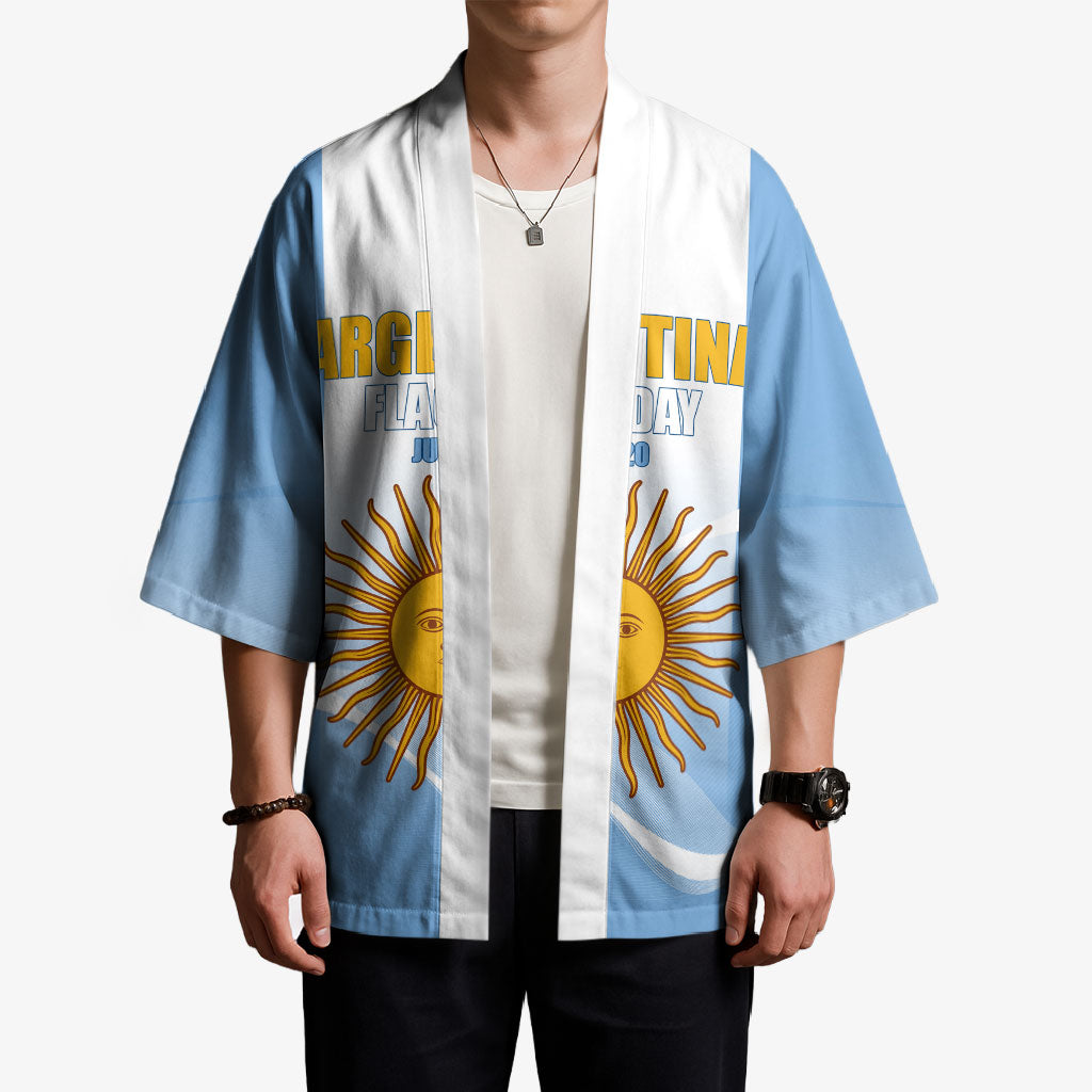 Personalized Argentina Flag Day Kimono Sun Of May Sol De Mayo - National Emblem Patriotism