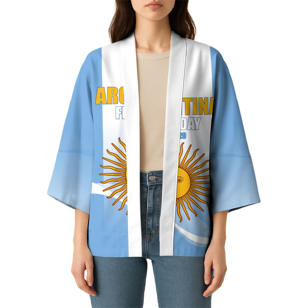 Personalized Argentina Flag Day Kimono Sun Of May Sol De Mayo - National Emblem Patriotism
