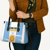 Personalized Argentina Flag Day Leather Bag Sun Of May Sol De Mayo - National Emblem Patriotism