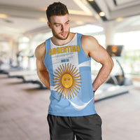 Personalized Argentina Flag Day Men Tank Top Sun Of May Sol De Mayo - National Emblem Patriotism