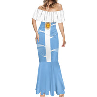 Personalized Argentina Flag Day Mermaid Dress Sun Of May Sol De Mayo - National Emblem Patriotism