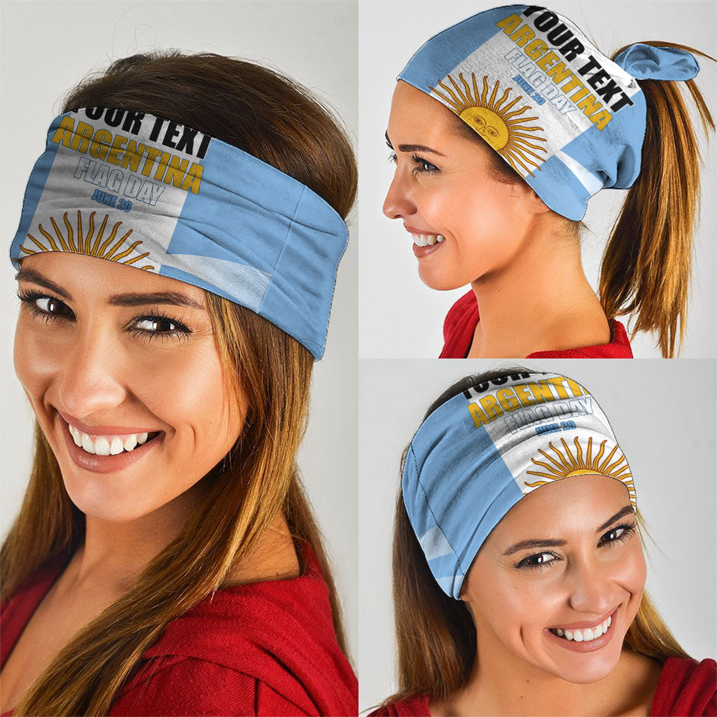 Personalized Argentina Flag Day Neck Gaiter Sun Of May Sol De Mayo - National Emblem Patriotism