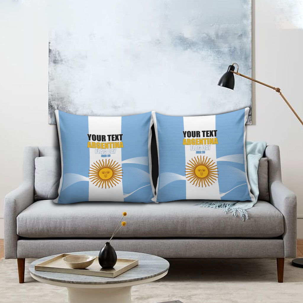 Personalized Argentina Flag Day Pillow Cover Sun Of May Sol De Mayo - National Emblem Patriotism