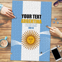 Personalized Argentina Flag Day Puzzle Sun Of May Sol De Mayo - National Emblem Patriotism