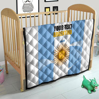 Personalized Argentina Flag Day Quilt Sun Of May Sol De Mayo - National Emblem Patriotism