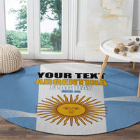 Personalized Argentina Flag Day Round Carpet Sun Of May Sol De Mayo - National Emblem Patriotism