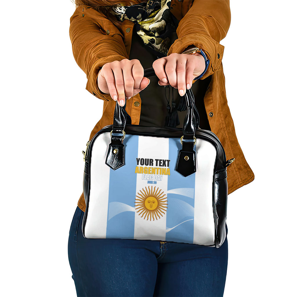 Personalized Argentina Flag Day Shoulder Handbag Sun Of May Sol De Mayo - National Emblem Patriotism