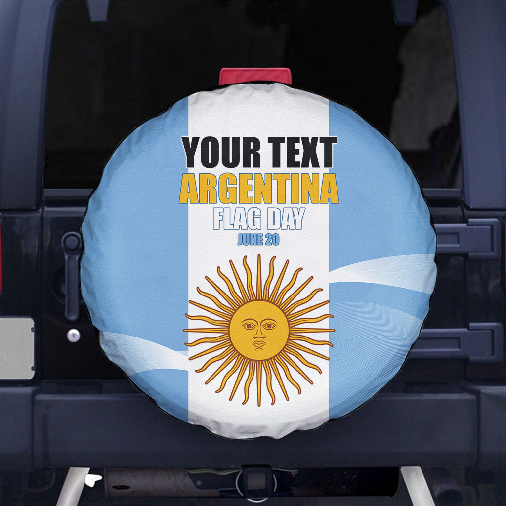 Personalized Argentina Flag Day Spare Tire Cover Sun Of May Sol De Mayo - National Emblem Patriotism