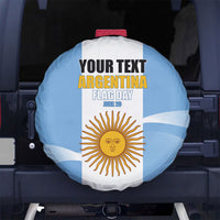 Personalized Argentina Flag Day Spare Tire Cover Sun Of May Sol De Mayo - National Emblem Patriotism