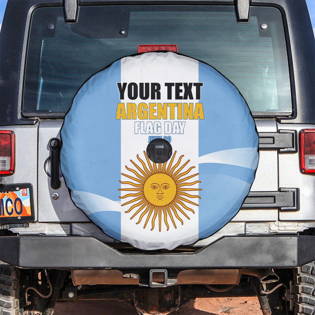 Personalized Argentina Flag Day Spare Tire Cover Sun Of May Sol De Mayo - National Emblem Patriotism