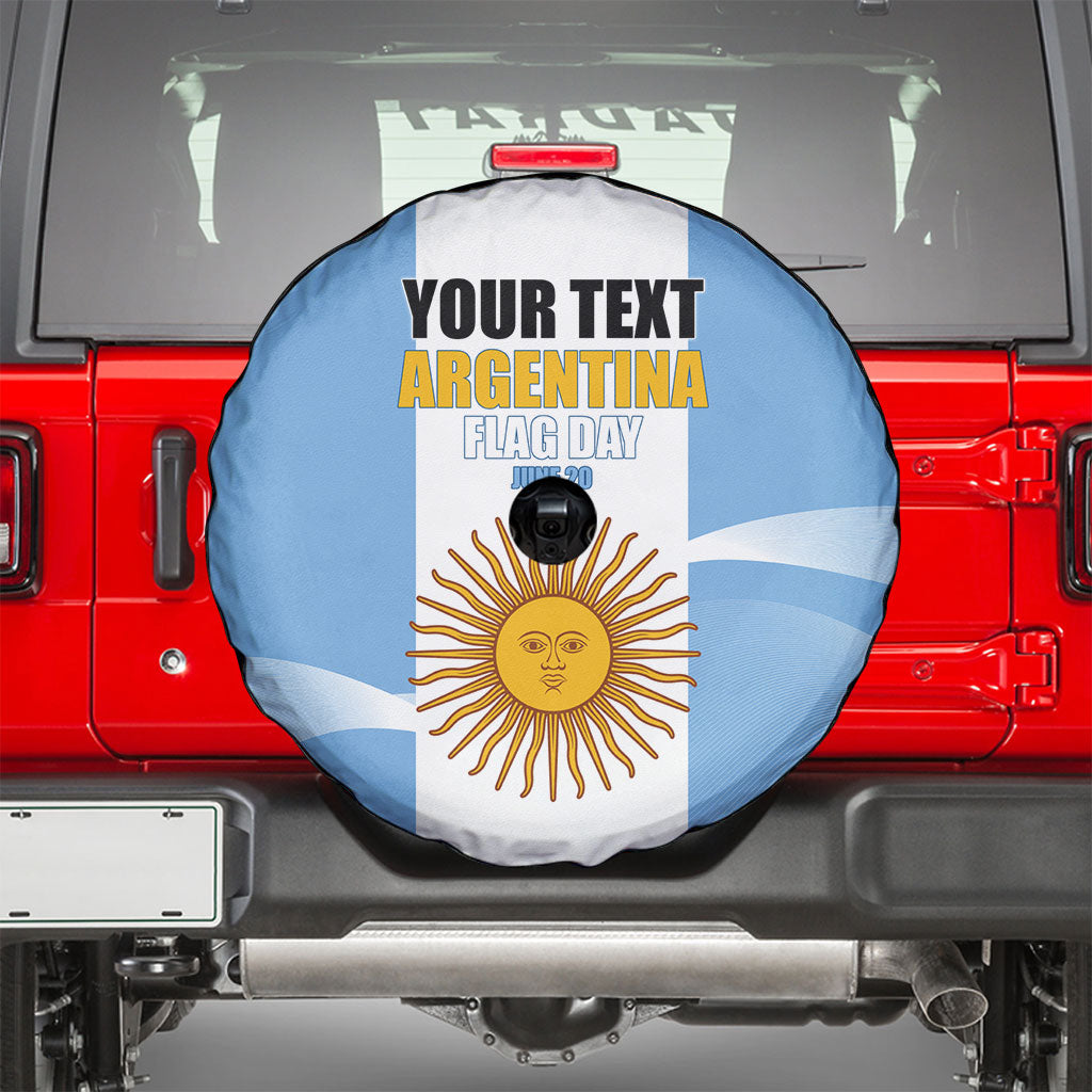 Personalized Argentina Flag Day Spare Tire Cover Sun Of May Sol De Mayo - National Emblem Patriotism