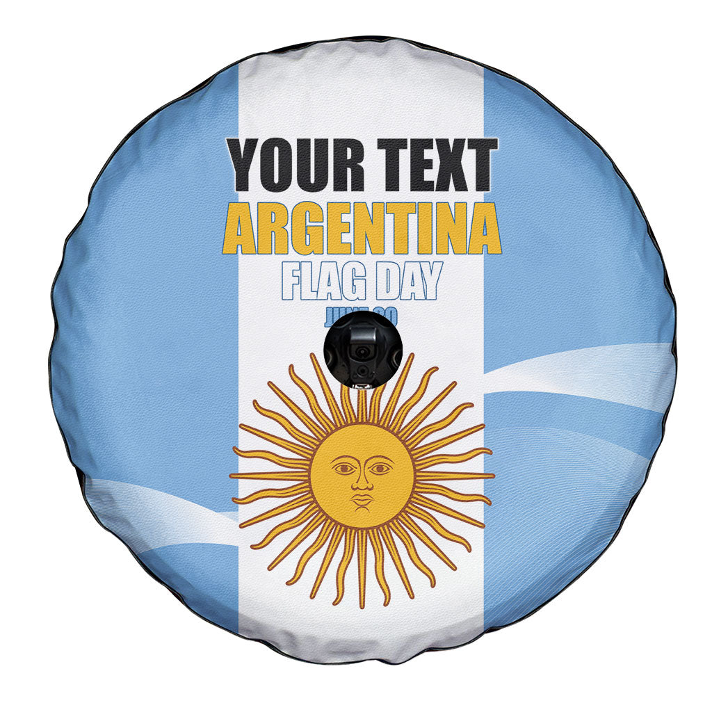 Personalized Argentina Flag Day Spare Tire Cover Sun Of May Sol De Mayo - National Emblem Patriotism