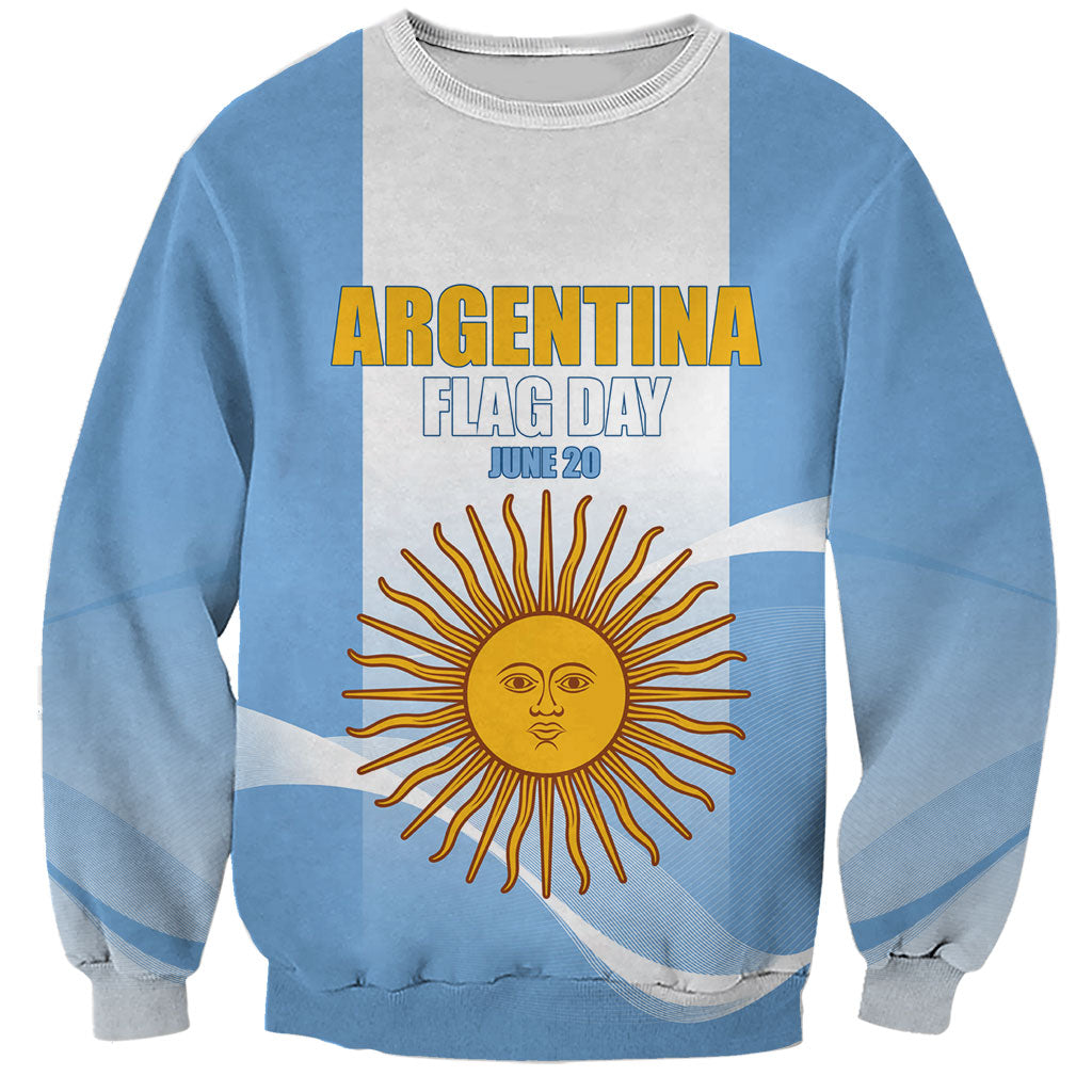 Personalized Argentina Flag Day Sweatshirt Sun Of May Sol De Mayo - National Emblem Patriotism