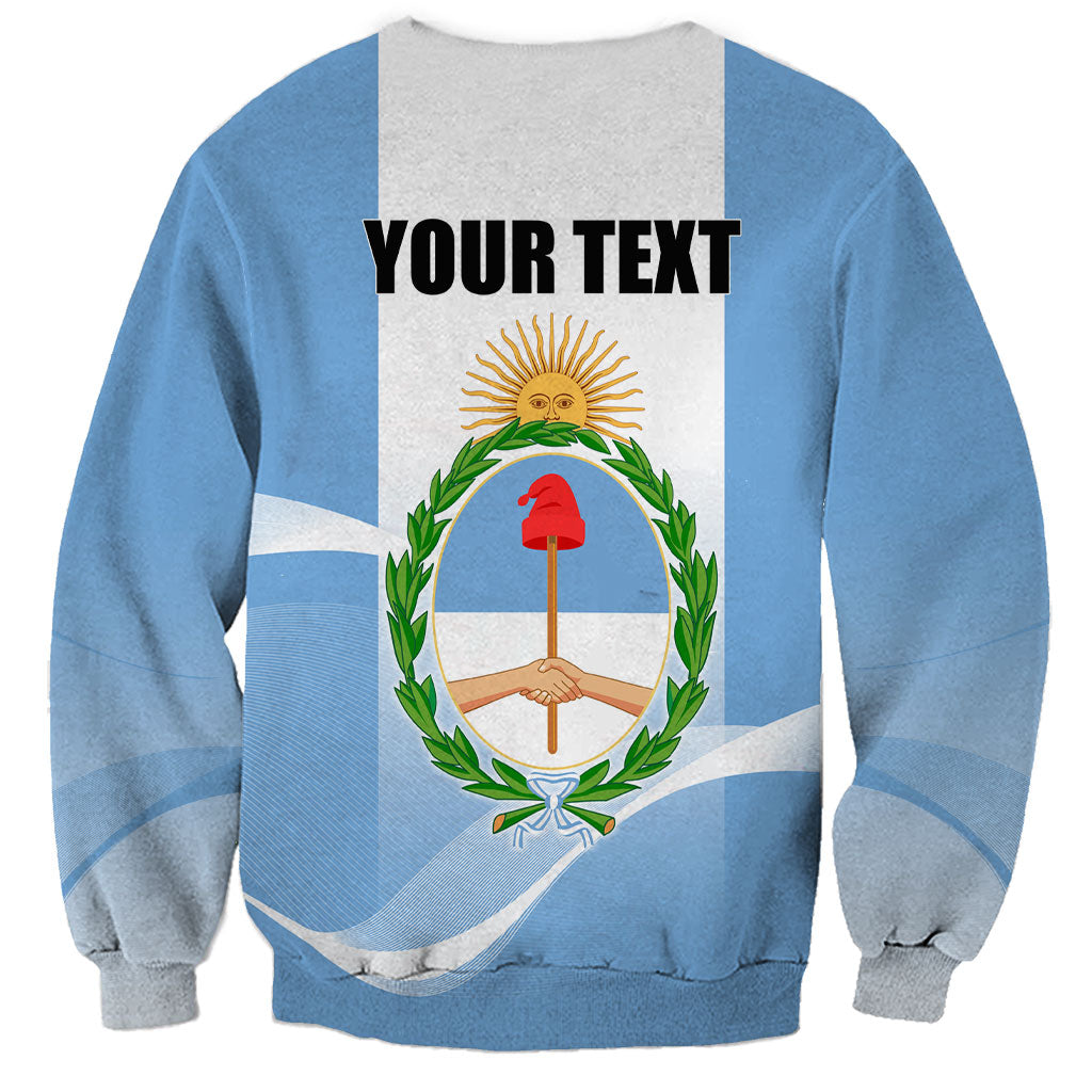 Personalized Argentina Flag Day Sweatshirt Sun Of May Sol De Mayo - National Emblem Patriotism
