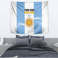 Personalized Argentina Flag Day Tapestry Sun Of May Sol De Mayo - National Emblem Patriotism
